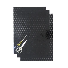 BLACKBIRD КОМПЛЕКТ НАЛІПОК (OKLEIN) (ПЛІВКА CRYSTALL 0,4 MM) (ПЕРФОРОВАНА) 3 X ЛИСТ 47X33CM, КОЛІР ЧОРНИЙ