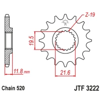 JT ЗІРОЧКА ПЕРІД 2180 12 POLARIS 250/300/350/400/425 '89-99' (218012JT) (LANC. 520)