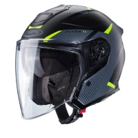МОТОШОМ ВІДКРИТИЙ CABERG JET FLYON II BOSSКОЛІР ЧОРНИЙ/СІРИЙ/ЖОВТИЙ FLUO МАТОВИЙ РОЗМІР M