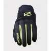 FIVE РУКАВИЦІ TEKSTYLNE GLOBE EVO КОЛІР  ЧОРНИЙ\/ЖОВТИЙFLUO РОЗМІР 7 (XS) - зображення 1