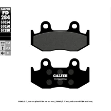 GALFER КОЛОДКИ ДИСКОВІ ТОРМОЗНІ KH323 POLMETALICZNE (GRUBOSC 9,2 MM)