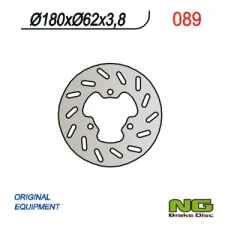 NG ДИСК ТОРМОЗНИЙ ЗАД DERBI SENDA 50 '95-'03 (180X62X3,8) (3X10,50MM)