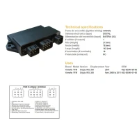 DZE МОДУЛЬ ЗАПАЛУ CDI YAMAHA YFM 350 GRIZZLY '07-'13 (OEM:4S2-85540-00-00)