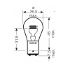 OSRAM ЛАМПОЧКА 12V P21\/4W BAZ15D 1 ШТУКА (КОЛІР БІЛИЙ СТІКЛО) - зображення 3