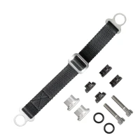 BIKETEC РЕМІНЬ DO WYCIAGANIA МОТОЦИКЛА DO JAPONSKICH C2, 330CM X 2,5MM X 25MM  КОЛІР МАТЕРІАЛ ЧОРНИЙ, MATEAL ЧОРНИЙ