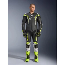 ALPINESTARS ШКІРА SUITE 1-PCS GP TECH V5 BLACK/WHITE/FLUO ЖОВТИЙ 52