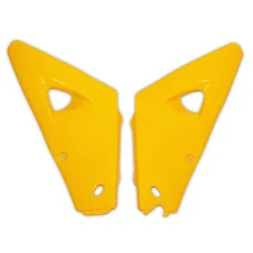 UFO КРИШКИ РАДІАТОРА HUSQVARNA 2T '00-'05, 4T '02-'04 (ВЕРХНІЙ) КОЛІР ЖОВТИЙ RM - WYCOFANE Z OFERTY - ПРОДАЖА