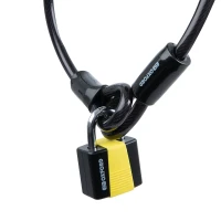 OXFORD (N) ТРОСИК ЗАХИСНА ПЕРЕД КРАДІЖКОЮ ZE WZMOCNIONEJ СТАЛІ Z KLODKA DL. 1,8M X 10MM МОДЕЛЬ LOOP LOCK JUNIOR КОЛІР ЧОРНИЙ (STARY КОД: OF222)