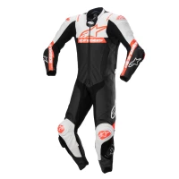 ALPINESTARS ШКІРА SUIT MISSILE WARD 1PC BLACK/WHITE/RED FLUO 56