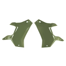 RACETECH (RTECH) 2024/12  РАДІАТОР SCOOPS LEFT+RIGHT NAVY GREEN YAMAHA T7 700 2019=>2024