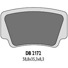 DELTA BRAKING КОЛОДКИ ДИСКОВІ ТОРМОЗНІ KH463 KTM QUAD - ZASTEPUJA DB2172MX-D І DB2172QD-D