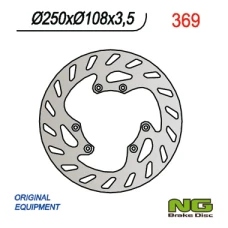 NG ДИСК ТОРМОЗНИЙ ПЕРІД HM 50 CRE BAJA/SIX '01-'06 (SR. 250MM) (250X108X3,5)