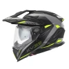 KAPPA 2025\/05 ШОЛОМ KV33 GRAPHIC WIZZARD ENDURO DUAL ВИКЛЮЧЕНИЙ ROAD Z СТІКЛО I БЛЕНДА КОЛІР ЧОРНИЙ СІРИЙ ЖОВТИЙ FLUO MATT РОЗМІР 60 \/ L (УПРАВЛІННЯ ECE 22R06) - зображення 2