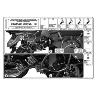 KAPPA СТЕЛАЖ БАГАЖНИКА ЦЕНТРАЛЬНОГО KAWASAKI KLR 650 (07-15) ( БЕЗ ВІНІЛ ) - WYCOFANY Z OFERTY