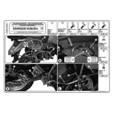 KAPPA СТЕЛАЖ БАГАЖНИКА ЦЕНТРАЛЬНОГО KAWASAKI KLR 650 (07-15) ( БЕЗ ВІНІЛ ) - WYCOFANY Z OFERTY