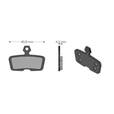 BRENTA BIKE КОЛОДКИ ДИСКОВІ ТОРМОЗНІ ВЕЛОСИПЕДІВ E-BIKE MTB / SZOSA / ELEKTRYK ПІДХОДИТЬ DO AVID CODE (2011-2014) CODE R, SRAM CODE RSC / R (2017), GUIDE RE (МАКСИМАЛЬНА ODPORONOSC NA ВИСОКЕ ТЕМПЕРАТУРИ) BR223