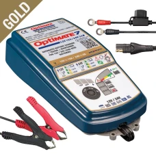 OPTIMATE ЗАРЯДНИЙ ПРИСТРІЙ АКУМУЛЯТОР OPTIMATE 7 AMPMATIC 12V 10A 10-240AH / 24V 5A 5-120AH, AGM / GEL / STD / DEEP CYCLE І CA-CA, SAE (EL) (8)