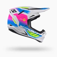 KENNY RACING ШОЛОМ CROSS/ENDURO TITANIUM GRAPHIC GRADIENT BIALY/NIEBIESKI/ROZOWY РОЗМІР S