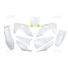 UFO КОМПЛЕКТ ПЛАСТІКОВ HUSQVARNA TC 125/250 '19-'22, FC 250/350/450 '19-'22 КОЛІР OEM (БІЛИЙ) (HU622E999)