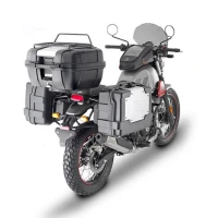 KAPPA СТЕЛАЖ KUFROW БОКОВИХ MONOKEY ROYAL ENFIELD SCRAM 411 '22-, - ROWNIEZ ПІД KUFRY MONOKEY RETRO-FIT K-VENTURE АЛЮМІНІЙ І K'MISSION АЛЮМІНІЙ