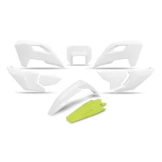 UFO 2024/01 КОМПЛЕКТ ПЛАСТІКОВ HUSQVARNA TE 150 / 250 / 300 '24, FE 250 / 350 / 450 / 501 '24, КОЛІР OEM БІЛИЙ ЖОВТИЙ