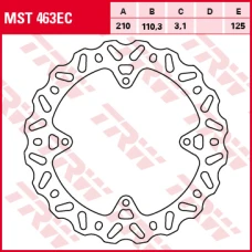 TRW LUCAS ДИСК ТОРМОЗНИЙ ЗАД KTM SX 85 11-, FREERIDE 250 14-, FREERIDE 350 12-17