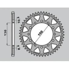 CHT ЗІРОЧКА ЗАД 860 39 (859-39) (JTR859.39) YAMAHA FZS 600 FAZER 96-03
