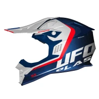 UFO 2024/09 ШОЛОМ INTREPID CROSS КОЛІР BIALY/NIEBIESKI/CZERWONY FLUO РОЗМІР XS ( ECE 22R06 ) - KOLEKCJA 2024