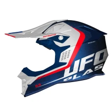 UFO 2024/09 ШОЛОМ INTREPID CROSS КОЛІР BIALY/NIEBIESKI/CZERWONY FLUO РОЗМІР XS ( ECE 22R06 ) - KOLEKCJA 2024