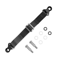 BIKETEC РЕМІНЬ DO WYCIAGANIA МОТОЦИКЛА ПІД JAPONSKIE C-1 WRAZ ZE БОЛТАМИ 350CM X 2,5MM X 25MM  КОЛІР МАТЕРІАЛ ЧОРНИЙ, MATEAL ЧОРНИЙ