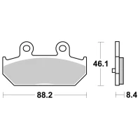 SBS BRAKEPADS MAXI SINTER