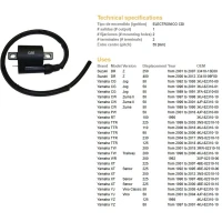 DZE КОТУШКА ЗАПАЛЮВАННЯ YAMAHA YFM 350/400/450/660 (3KJ-82310-10)
