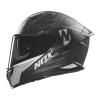 NOX ШОЛОМ INTEGRALNY (ПОВНИЙ FACE) Z БЛЕНДА N401 CROWER КОЛІР CZARNY\/SREBRNY МАТОВА РОЗМІР M - зображення 1