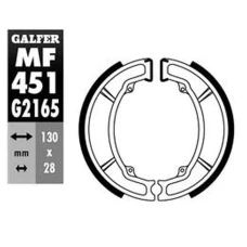 ГАЛЬМІВНІ КОЛОДКИ БАРАБАННІ (НАКЛАДКИ) GALFER ЗАДНЬОГО YAMAHA DT LC MF451G2165