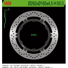 NG ДИСК ТОРМОЗНИЙ ПЕРІД YAMAHA YZF 125R ABS '14-'20, MT 125 ABS '15-'20 PLYWAJACA (292X165X4,5MM) (6X8,5MM)