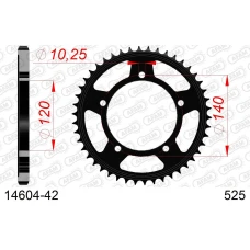 AFAM 2026/04 ШЕСТЕРНЯ ЗАД 4398 42 SUZUKI GSR 750 '11-'19, GSXR 750 '00-'03, DL 1000 '15-'16, GSX 750S '15-'16 (JTR1792.42) (LANC. 525)
