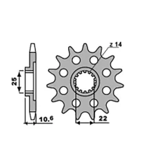 ПЕРЕДНЯ ЗІРКА GROSSKOPF CHT MV AUGUSTA 910/920/989/990/1000