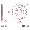 JT ЗІРОЧКА ПЕРІД 2103 14 YAMAHA YZF 250 '01-'17, WR 250F '01-'17 (210314JT) (LANC. 520) - зображення 1