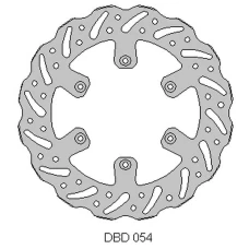 DELTA BRAKING ДИСК ТОРМОЗНИЙ ПЕРІД GAS-GAS 125/200/250/300/450 '95-21, WAVE (260X108,2X4MM) (6X6,5MM) (NG731)