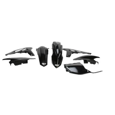 UFO КОМПЛЕКТ ПЛАСТІКОВ YAMAHA YZF 250 '10 КОЛІР ЧОРНИЙ  (YA308E001)