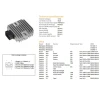 DZE РЕГУЛЯТОР НАПРУГИ YAMAHA XVS 650 '98-'00, XV1600 '99-'04, XVS1100 '99-'02 (OEM-5BN-81960-00) (RGU-210) (35A) - зображення 2