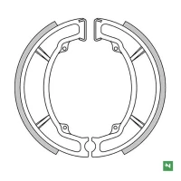 NEWFREN КОЛОДКИ БАРАБАННІ ДИСКОВІ ТОРМОЗНІ ЗАД YAMAHA BELUGA 125 '85-'95, DT 125 '74-'87, DT 175 '74-'00, RD 125 '75-'87, SR 125 '82-'91, TT 350 '85-'89, TT 600 '83-'92, TZR 125 '87-'89, XT 125 '76-'83, XT 350 '85-'90, XV 250 '89-'94, YZ 100/125/250/490 '