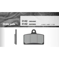 BRENTA КОЛОДКИ ДИСКОВІ ТОРМОЗНІ KH399 ПЕРІД (FT 3142)