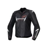 ALPINESTARS ШКІРА КУРТКА ЖІНКА FASTER V3 BLACK\/WHITE\/CORAL 38 - зображення 2