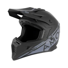 AMOQ METEOR V2 ШОЛОМ BLACK/GREY L