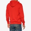 100 ПРОЦЕНТ BLUZA NA ЗАМОК OFFICIAL ZIP HOODIE FLEECE RED КОЛІР ЧЕРВОНИЙ РОЗМІР S - зображення 3
