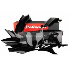 POLISPORT КОМПЛЕКТ ПЛАСТІКОВ HONDA CRF 250R '14-'17; CRF 450R '13-'16 КОЛІР ЧОРНИЙ