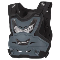 POLISPORT ЗАХИСТ КЛІТКИ ГРУДНОЇ МОДЕЛЬ PHANTOM PRO КОЛІР СІРИЙ/ЧОРНИЙ РОЗМІР УНІВЕРСАЛЬНИЙ
