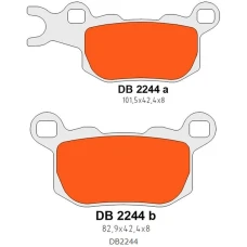 DELTA BRAKING КОЛОДКИ ДИСКОВІ ТОРМОЗНІ KH685 ЗАД ЛІВИЙ DEFENDER/TRAXTER 800 '17-'21, DEFENDER/TRAXTER 976 '17-'22