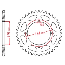 CHT ЗІРОЧКА ЗАД 718 46 CAGIVA ELEFANT 650/750 (JTR718.46)